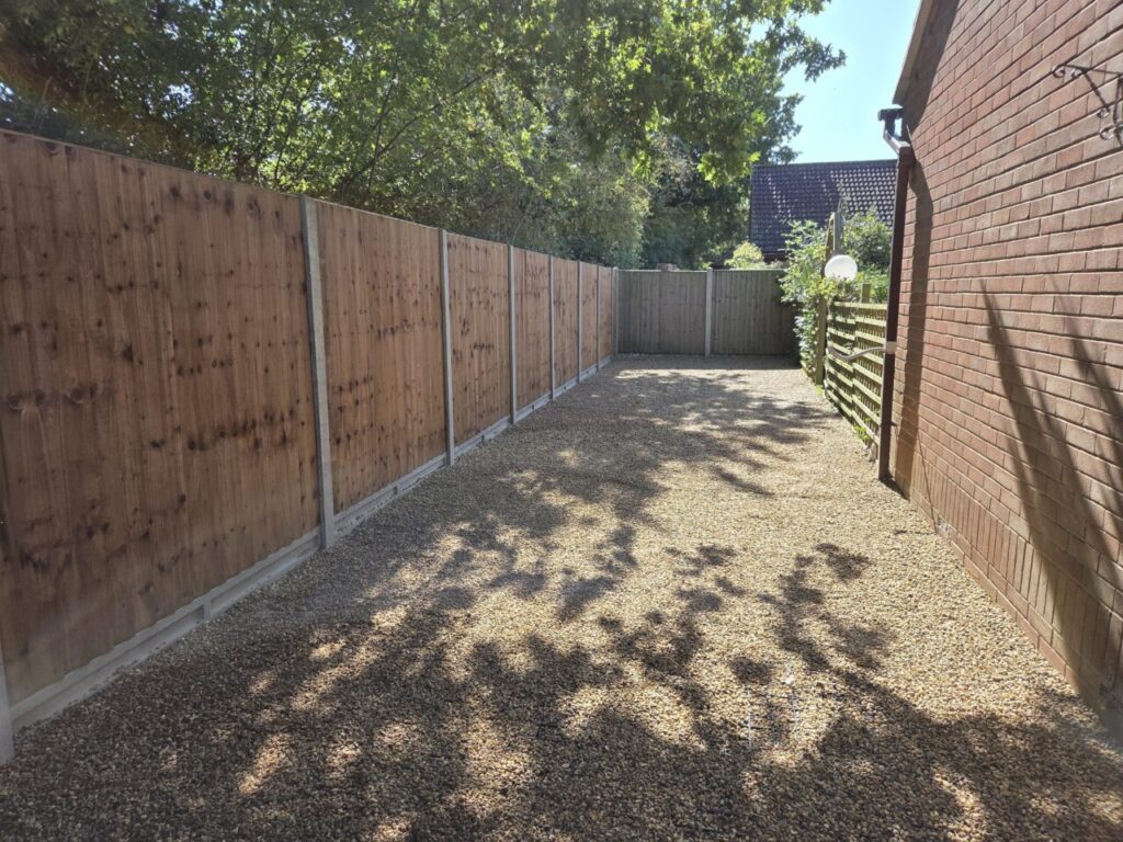 Garden Clearance And Fence Installation In Mattishall (1)