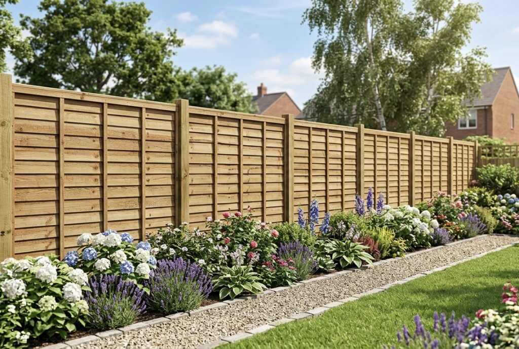 image of overlap fencing